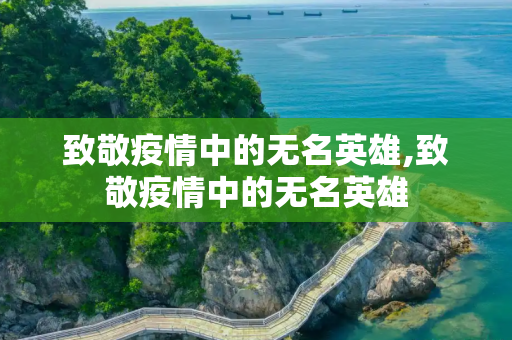 致敬疫情中的无名英雄,致敬疫情中的无名英雄